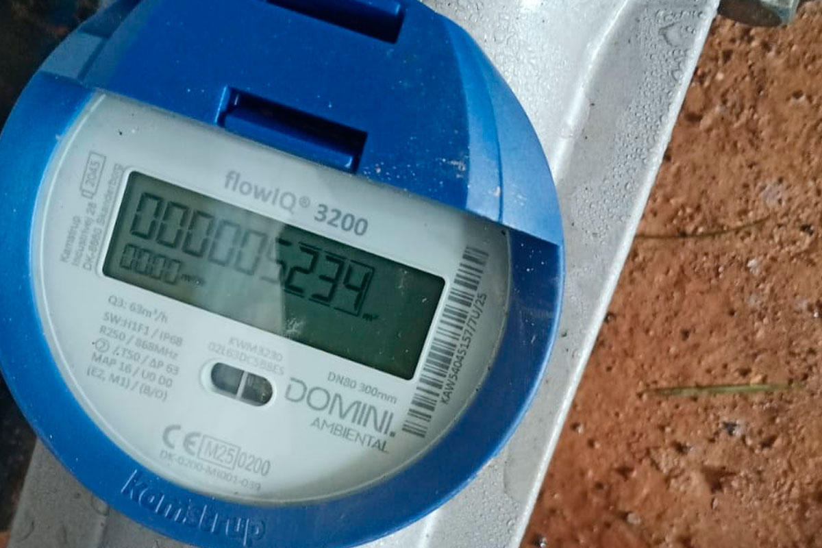 Comptador flowIQ 3200 de Kamstrup a Vistabella de Maestrat